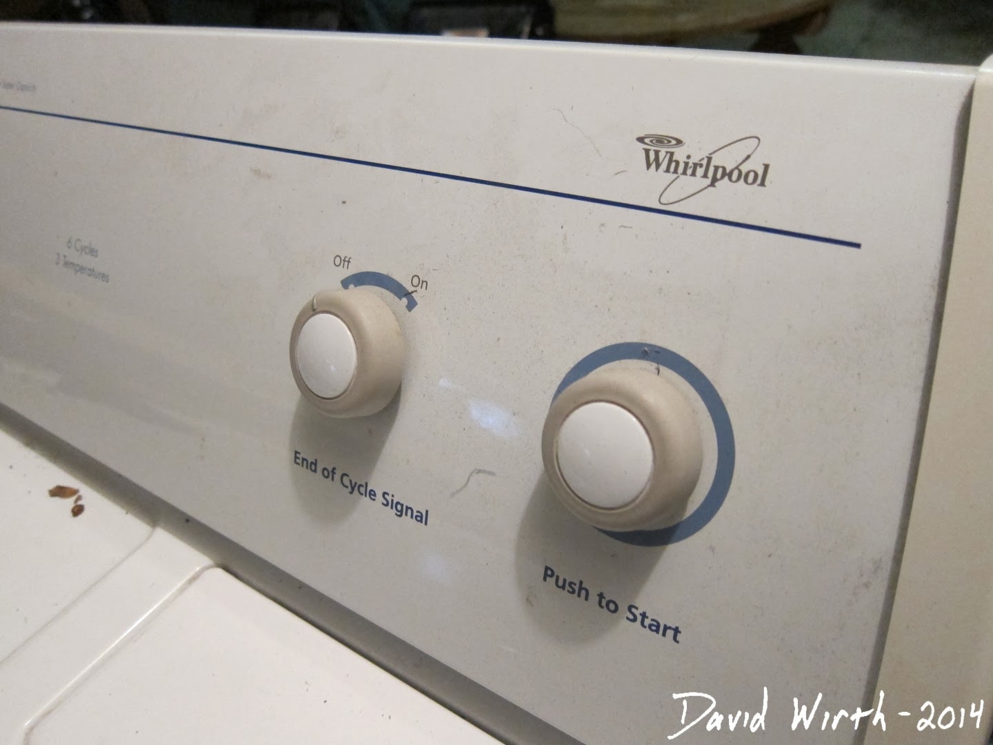 How do you fix a Whirlpool dryer that is not blowing hot air?